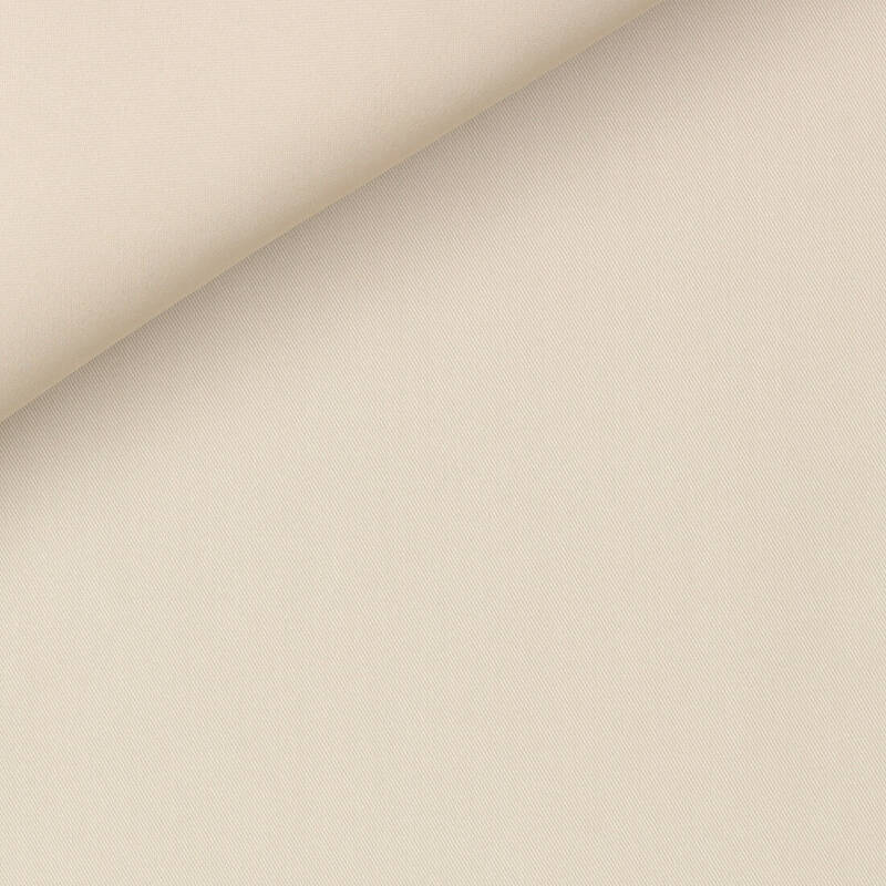 Tissu twill uni écru pour chemise de mariage