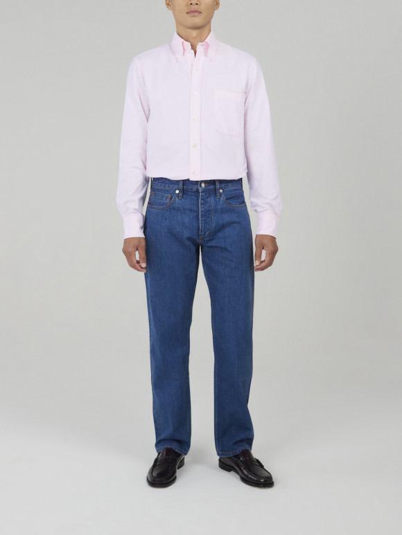 Jean Selvedge délavé Moyen