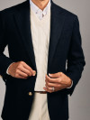 Blazer Tweed Marine