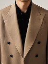 Costume Croisé Beige