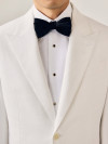 Veste Smoking Seersucker Blanc