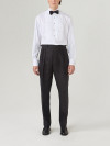 Chemise Popeline à Plastron Plissé