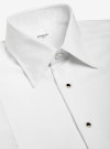 Chemise Popeline à Plastron Piqué