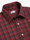 Chemise Twill Carreaux Noir Rouge