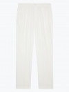 Chino à Pinces Blanc Toile Eté