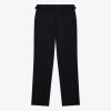 Pantalon Smoking Grain de poudre noir