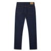 Jeans brut coton stretch indigo