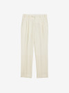 Pantalon Laine Crème