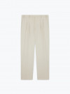 Pantalon Laine Lin Soie Beige