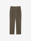 Pantalon Laine Olive