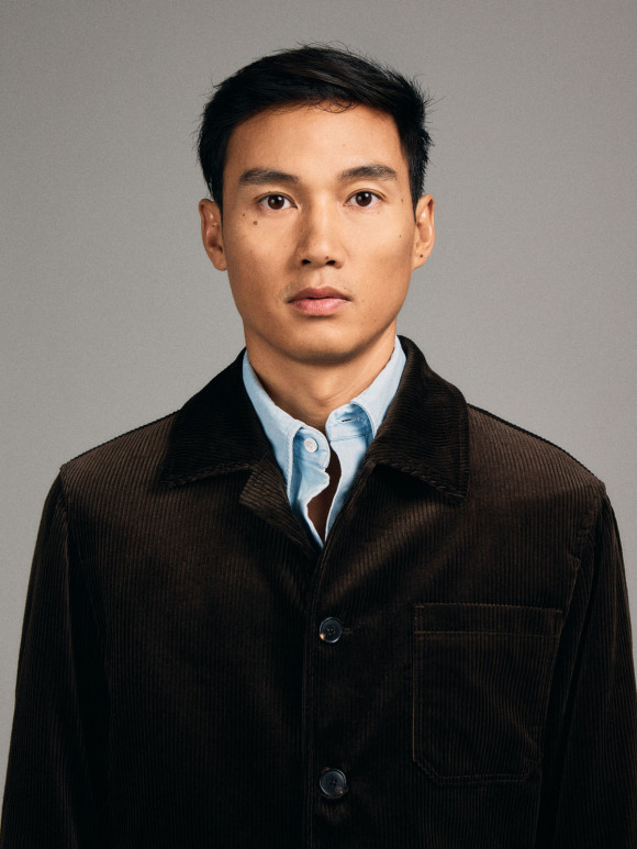 Veste de Travail Velours Côtelé Marron