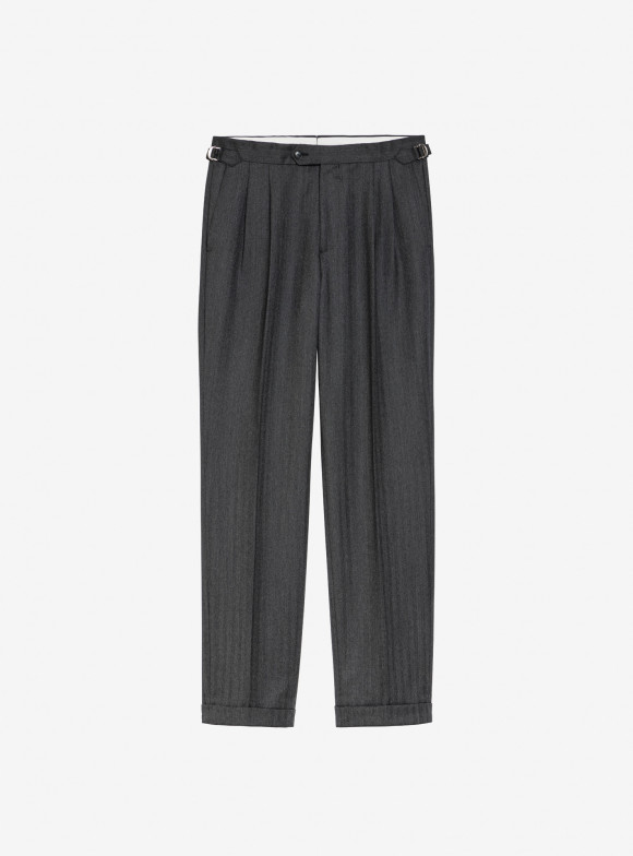 Pantalon Chevron Gris