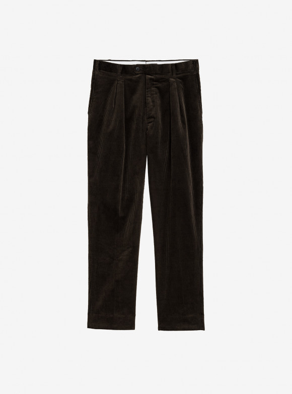 Pantalon Velours Côtelé Marron