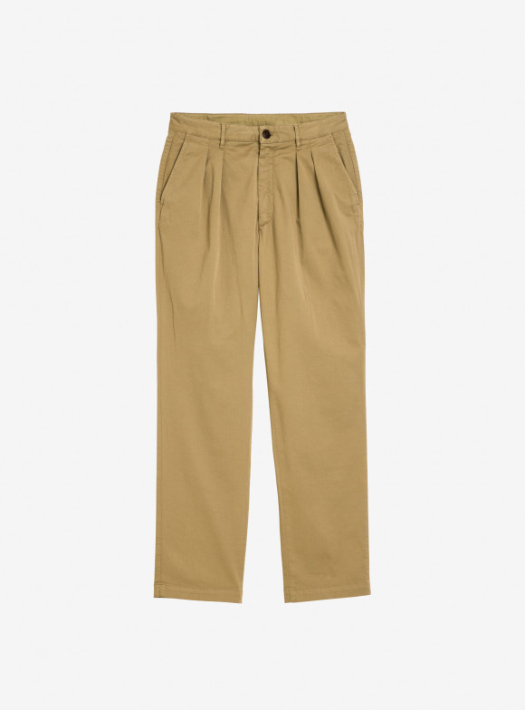 Chinos à Pinces Khaki