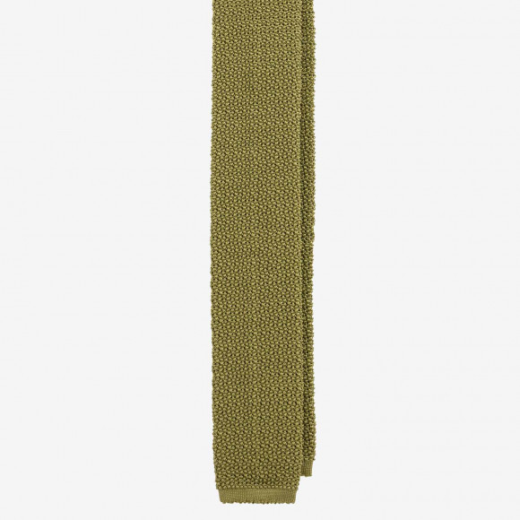 Cravate Tricot Olive