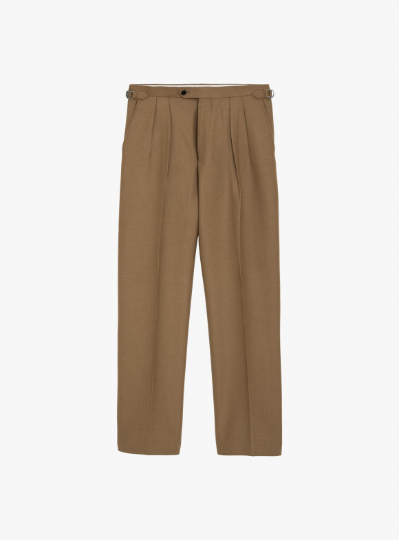 Pantalon Flanelle Camel