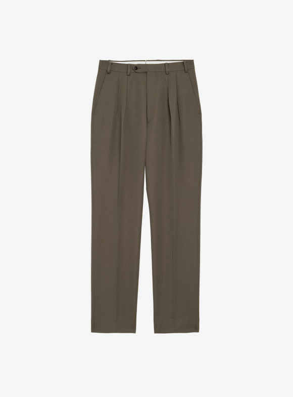 Pantalon Laine Olive