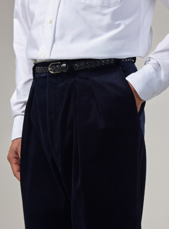 Pantalon Velours Marine