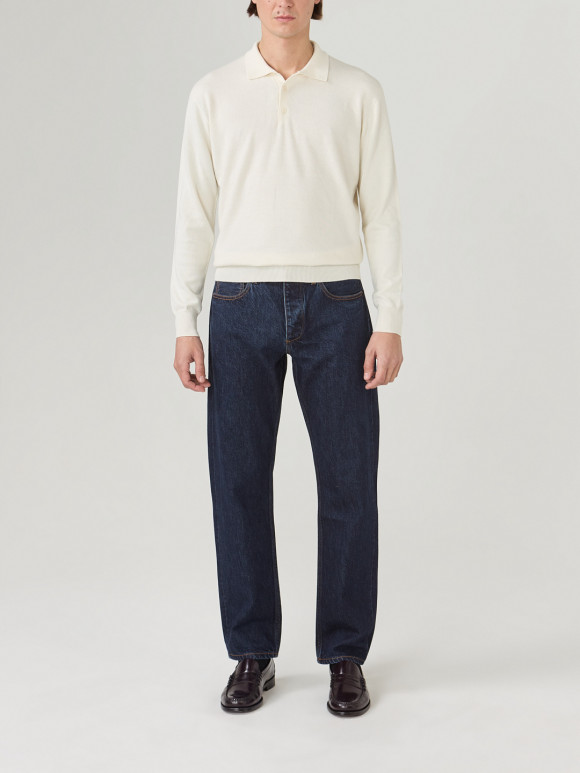 Polo Coton Cachemire Ecru