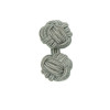 Boutons Manchette en Passementerie Silver