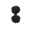 Boutons Manchette en Passementerie Black