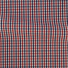 Popeline Carreaux Bleu Rouge