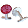 Boutons Manchette Bloom Rouge