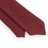 Cravate laine rouge non doublée