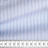 Tissu fil à fil rayé bleu