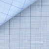 Chambray Carreaux Bleu