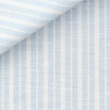 Chambray Rayé Bleu