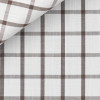 Chambray Carreaux Marron