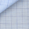 Chambray Carreaux Bleu