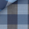 Chambray Carreaux Bleu
