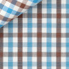 Chambray Carreaux Marron