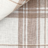 Lin Carreaux Marron