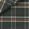 Flanelle Carreaux Vert Marron