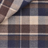 Flanelle Carreaux Bleu Marron