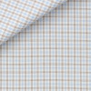 Twill Carreaux Marron