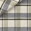 Twill Carreaux Vert Beige