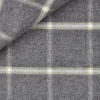 Twill Carreaux Gris Beige