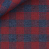 Flanelle Carreaux Bleu Rouge