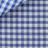 Chambray Carreaux Bleu