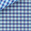 Chambray Carreaux Bleu