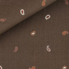 Velours Motif Marron