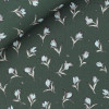 Mousseline Motif Bleu