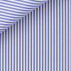 Popeline Rayé Bleu