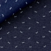 Popeline Motif Bleu
