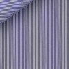 Popeline Rayé Bleu