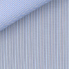 Popeline Rayé Bleu